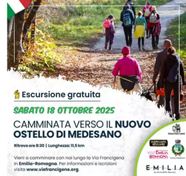 Leggi di più su Camminata verso il nuovo Ostello di Medesano sabato 18 ottbre 2025